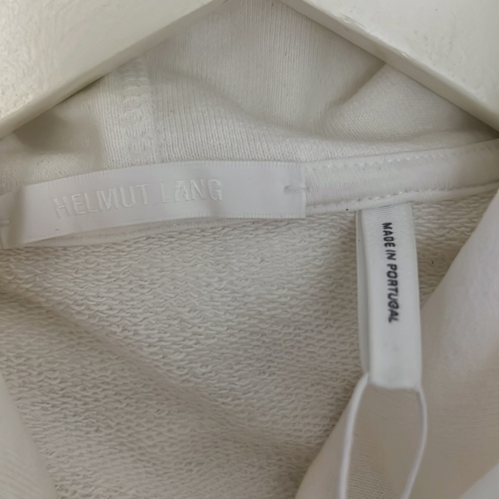 Helmut Lang White Standard Hoodie - Picture 8 of 8